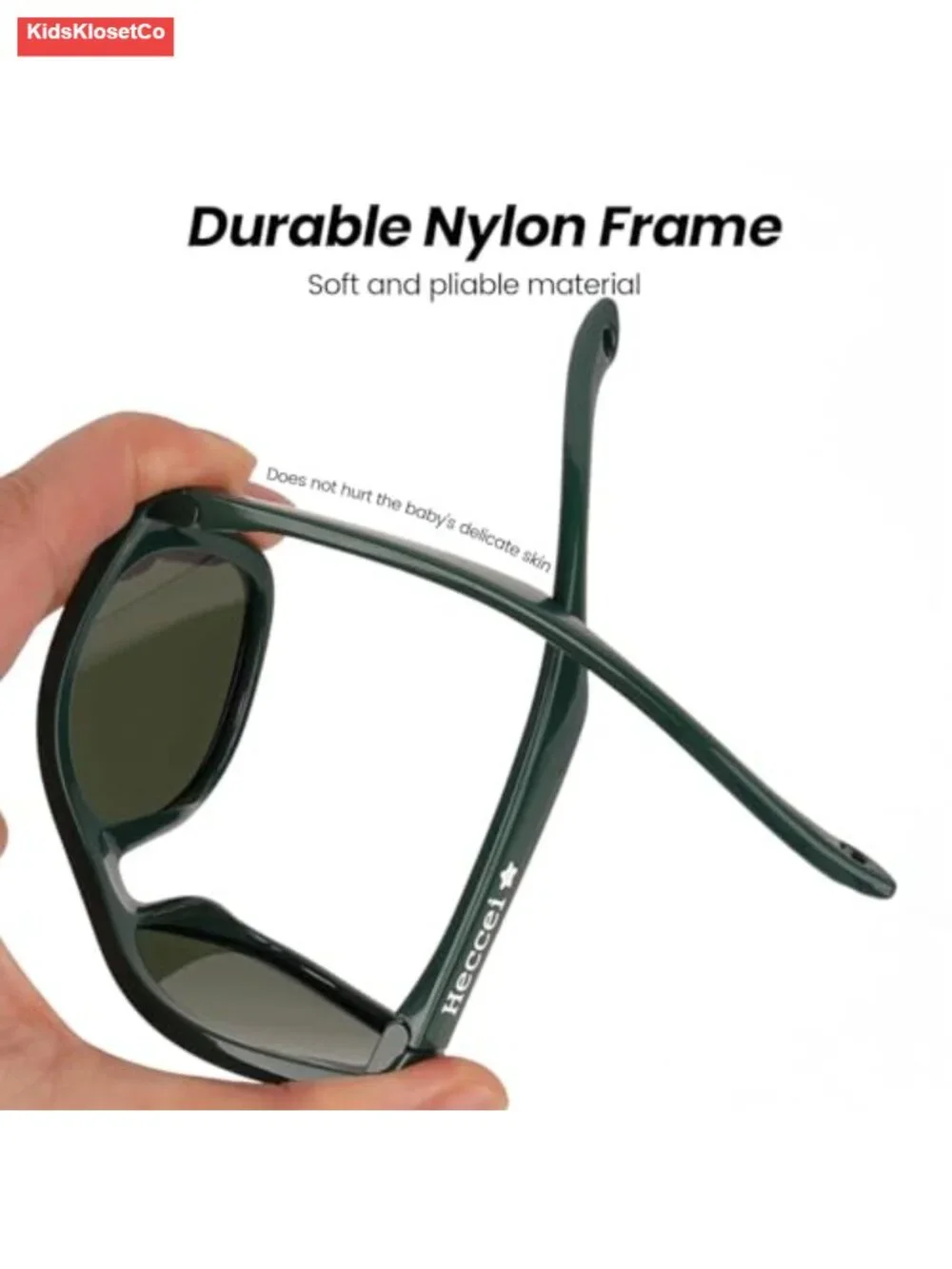 TPE Non-Toxic BPA-Free Polarized Baby Sunglasses with Adjustable Strap